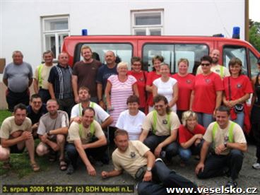 P�i n�v�t�v� partnersk�ho SDH MI�etice u Chrudimi